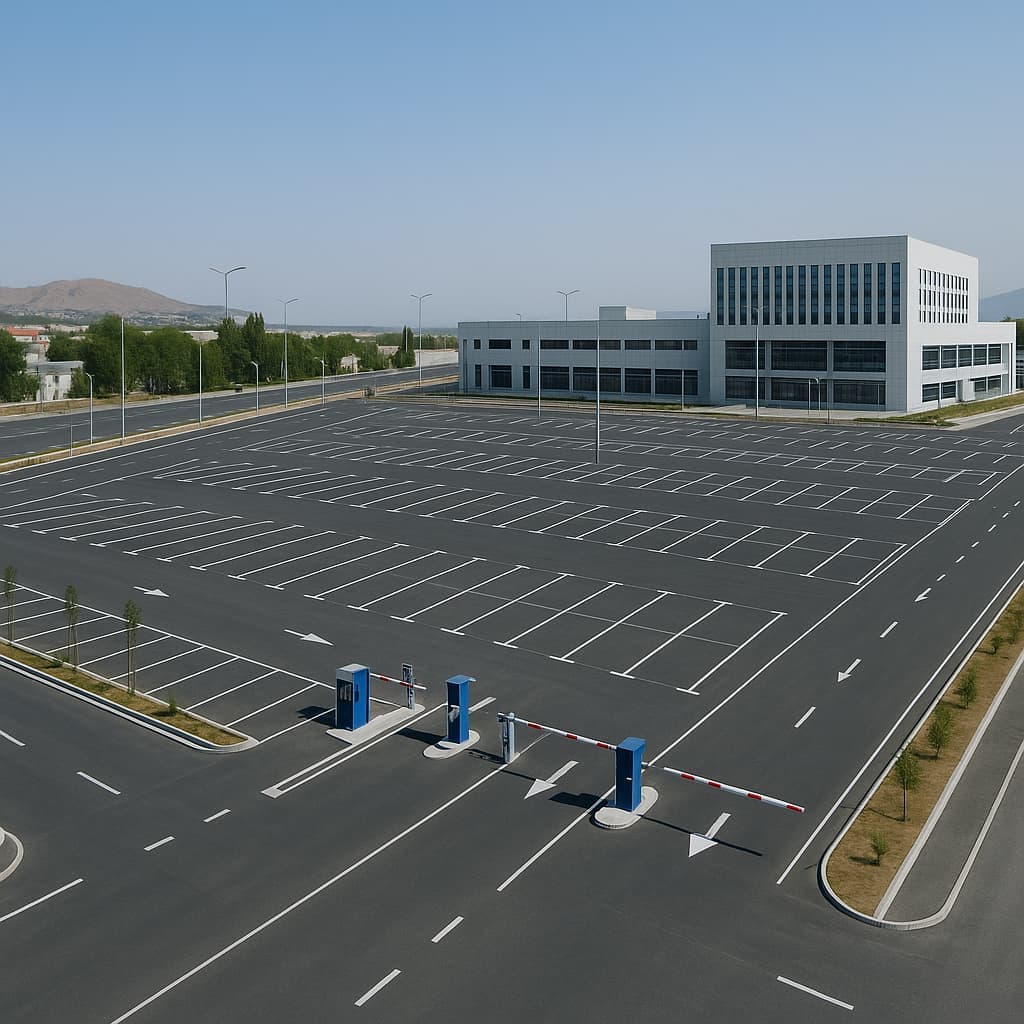 오쉬의 PPP 프로젝트: 현대적인 주차장