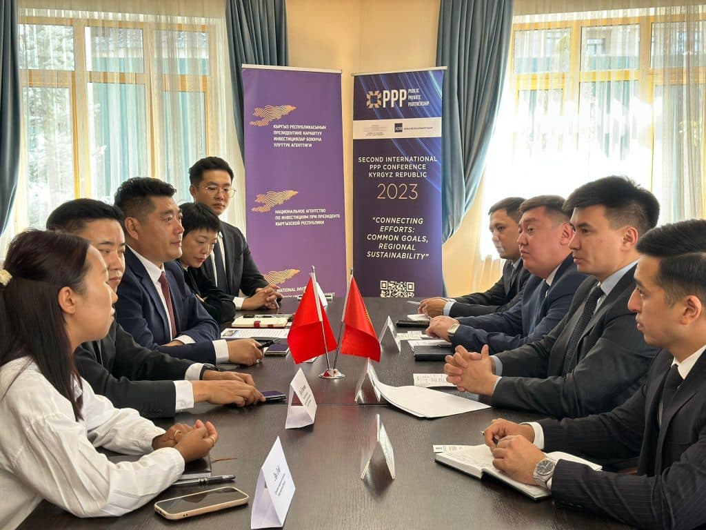 키르기스스탄과 중국, PPP 및 '일대일로' 이니셔티브 하에 새로운 프로젝트 검토.
