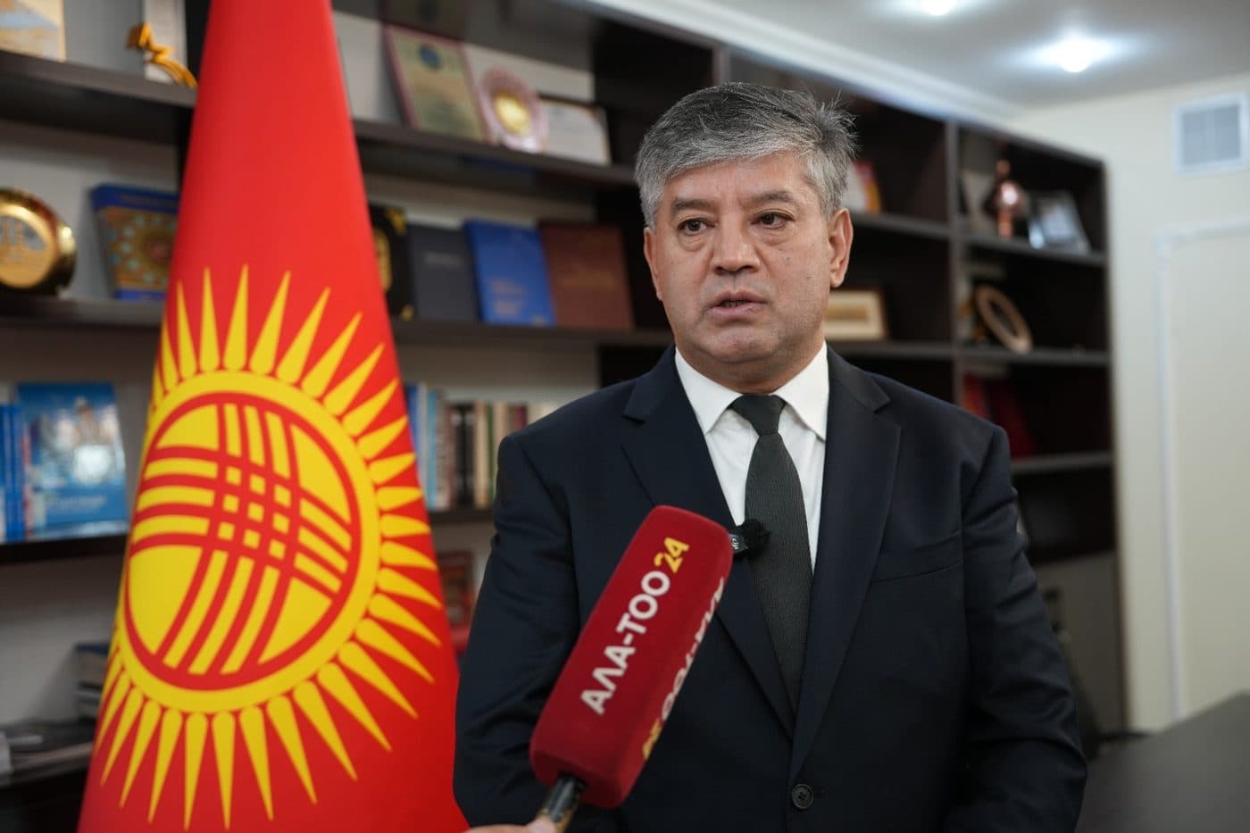 Ալա-Տոո 24 հեռուստաալիքին հարցազրույց