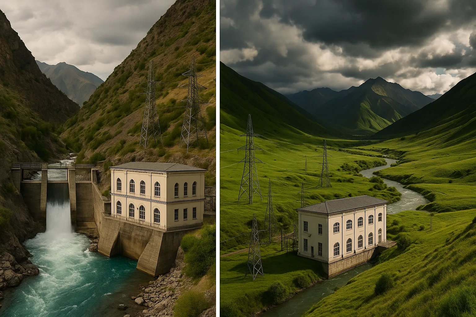 Эки ГЭС: Чандалаш жана Кара-Кулжа