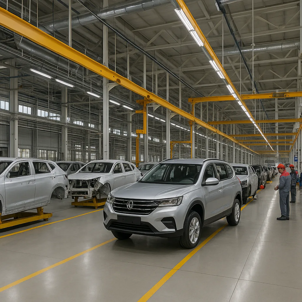 Токмокто автоунаа техникасын чогултуу жана өндүрүү