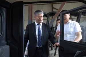 Кыргыз Республикасынын Президентине караштуу Инвестициялар боюнча улуттук агенттиктин директору Равшанбек Сабиров Бишкек ЭЭАда текшерүү жүргүздү.