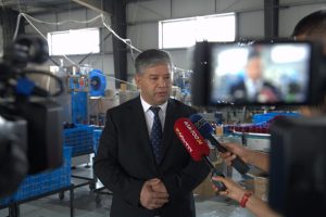 Кыргыз Республикасынын Президентине караштуу Инвестициялар боюнча улуттук агенттиктин директору Равшанбек Сабиров Бишкек ЭЭАда текшерүү жүргүздү.