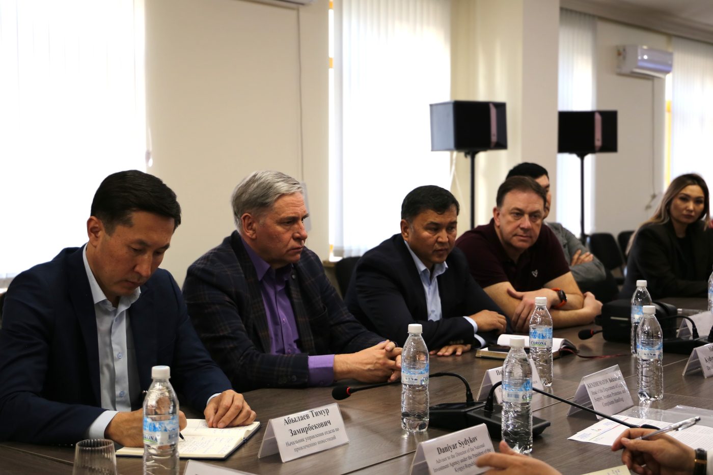 Инвестициялар боюнча улуттук агенттик Кыргызстандын Куруучулар союзунун өкүлдөрү менен жолугушту