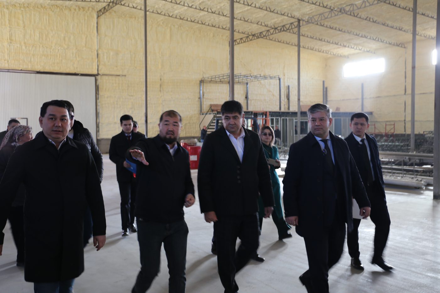 ОсОО «Орион Грант» тарабынан заманбап ковролин өндүрүшүнүн ачылышы