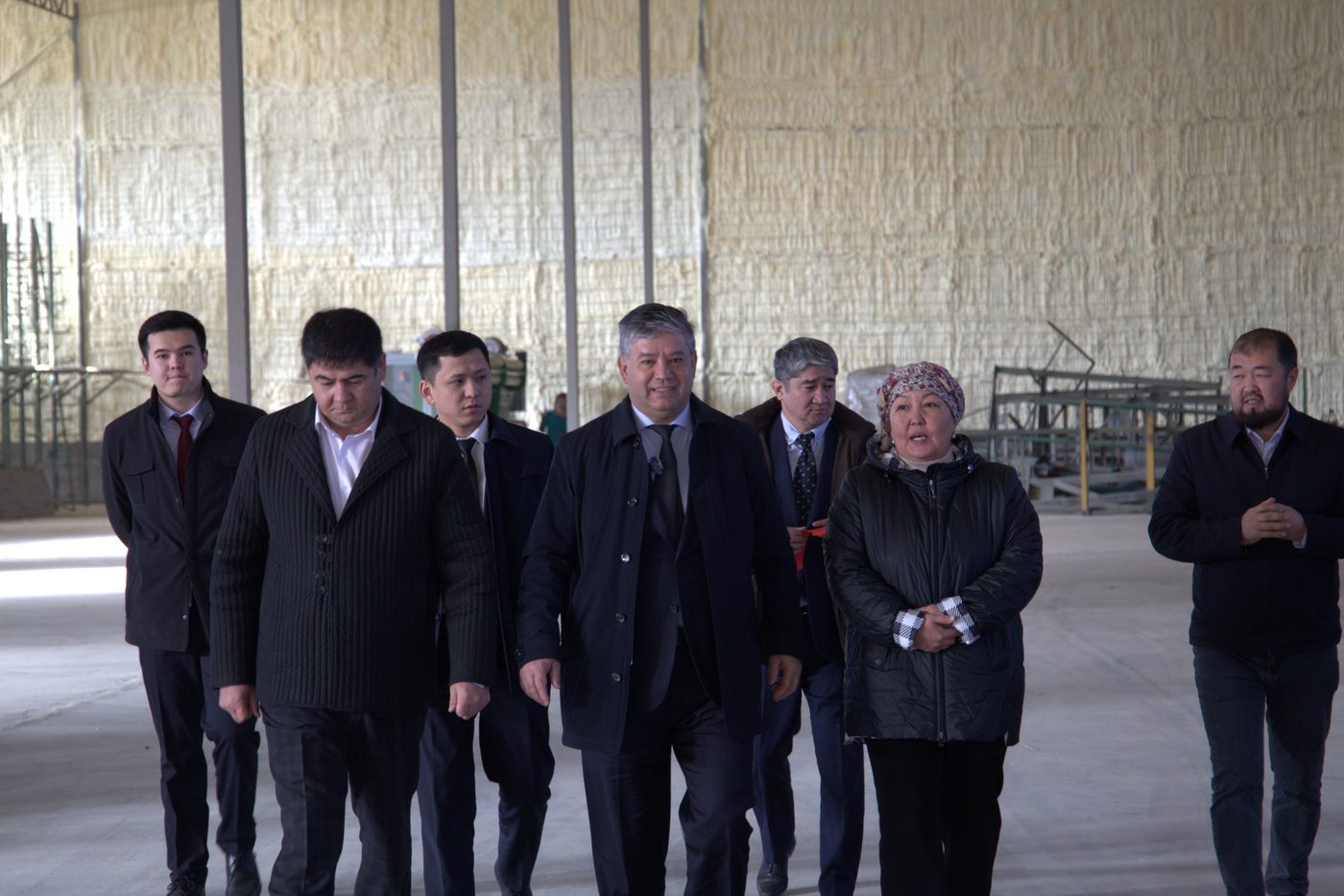 ОсОО «Орион Грант» тарабынан заманбап ковролин өндүрүшүнүн ачылышы