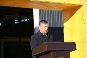 ОсОО «Орион Грант» тарабынан заманбап ковролин өндүрүшүнүн ачылышы