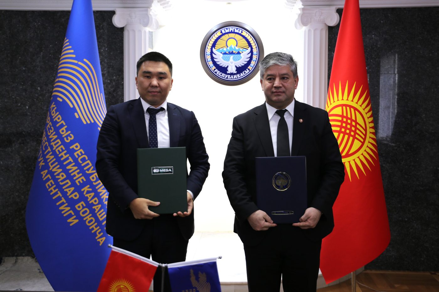 Инвестициялар боюнча улуттук агенттик жана MEGA уюлдук байланыш оператору кызматташуу жөнүндө меморандумга кол коюшту