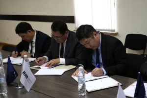 Бишкек шаарында Бишкек шаарынын Батыш айланма жолу боюнча МЖӨ долбооруна байланыштуу кызматташтык жөнүндө меморандумга кол коюлду