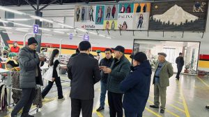 Кыргыз Республикасынын Президентине караштуу Инвестициялар боюнча улуттук агенттиктин башчысы Равшанбек Сабиров Ош облусундагы «Евразия Групп» тигүү фабрикасына барды