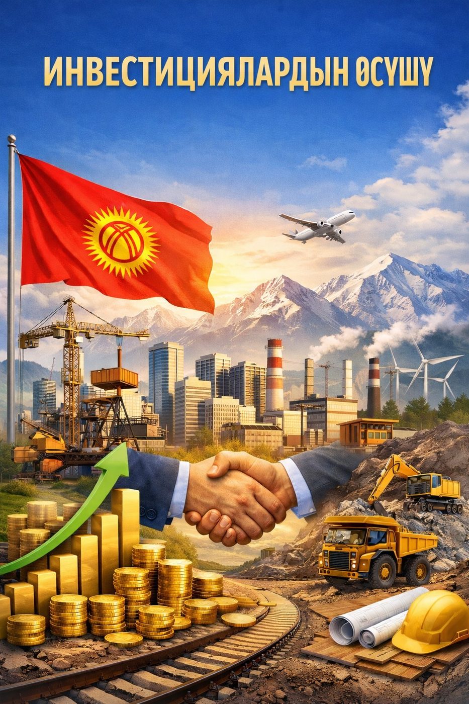 زيادة الاستثمارات في رأس المال الأساسي لجمهورية قيرغيزستان في الفترة من يناير إلى مارس 2026